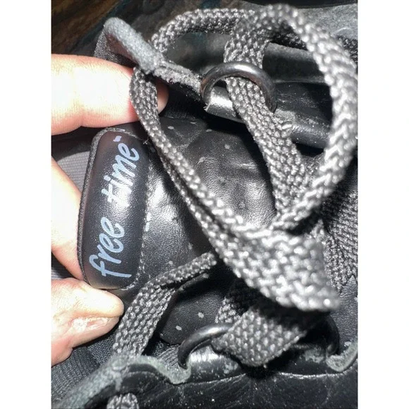 SAS Free Time Black Leather Walking Shoes Women's 8 WW Tri Pad Comfort - Picture 10 of 10